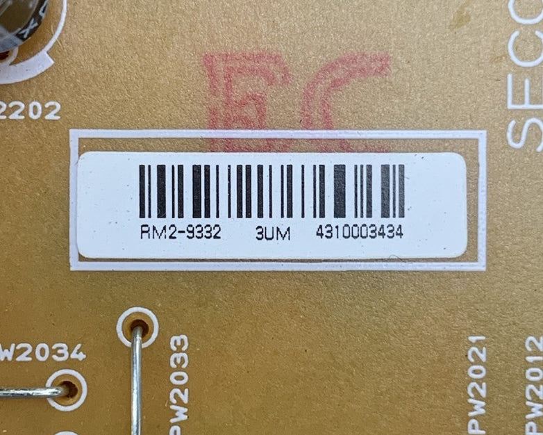 HP RM2-9332 Power Supply Board for HP MSP M632 Printer - Tested