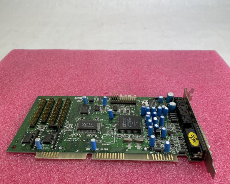 Analog Devices AD1845XP OPTI 7268VPE-A 929-0128 ISA Audio Card