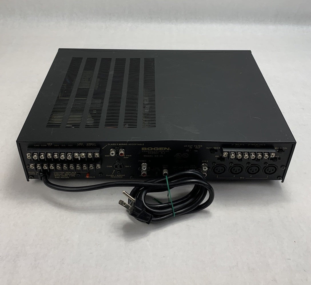 Bogen GS-35 Gold Seal Series Public Address Amplifier - Tested6