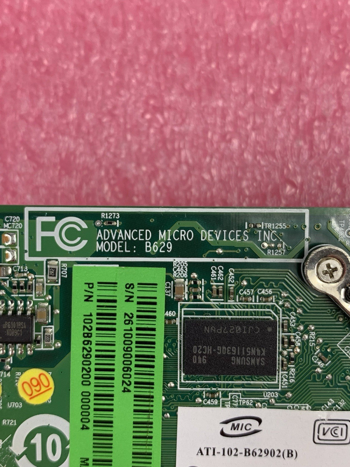 AMD B629 ATI-102-B62902 Video Graphics Card (Lot of 2)