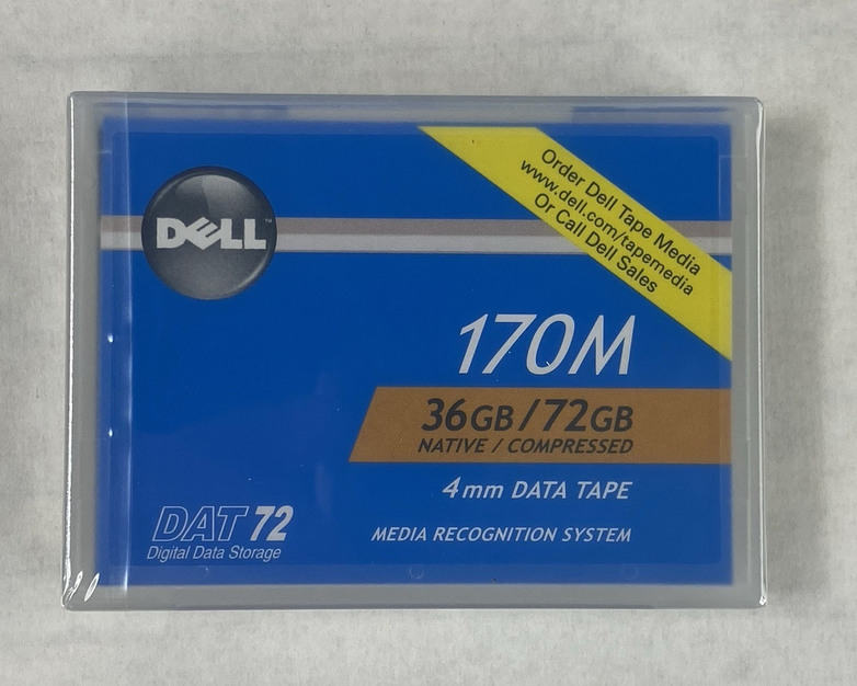 Dell DAT72 170M 36GB/72GB 4mm Data Tape Cartridge (Lot of 10)