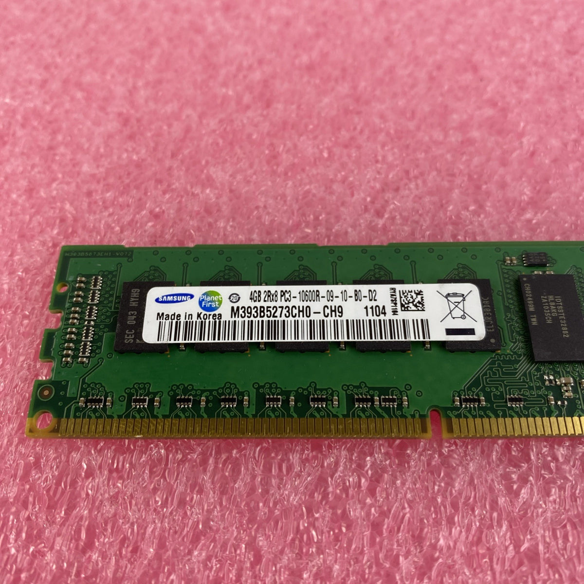 Samsung 4GB DDR3 PC3-10600U Server Memory RAM M393B5273CH0 - Lot of 46