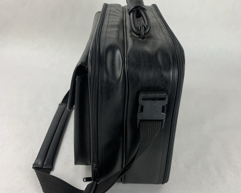 Hewlett Packard HP Office Bag 17” Laptop Briefcase Leather Large Capacity
