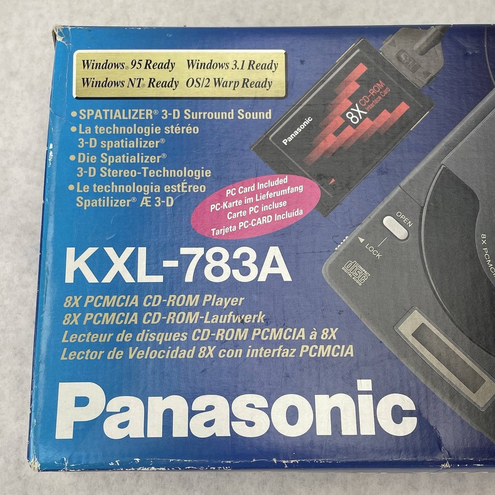 Panasonic KXL-783A Portable CD Player No Interface Card Tested2