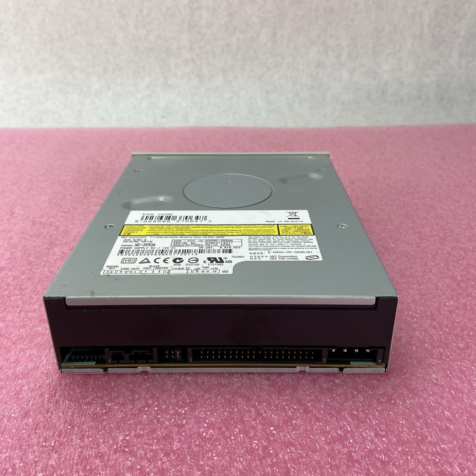 NEC Corp ND-3550A Internal IDE DVD+R DL Drive Tested3
