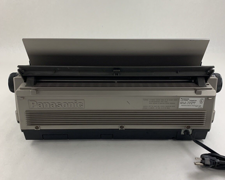Panasonic KX-E7000 Electric Typewriter Tested No Ribbon Vintage
