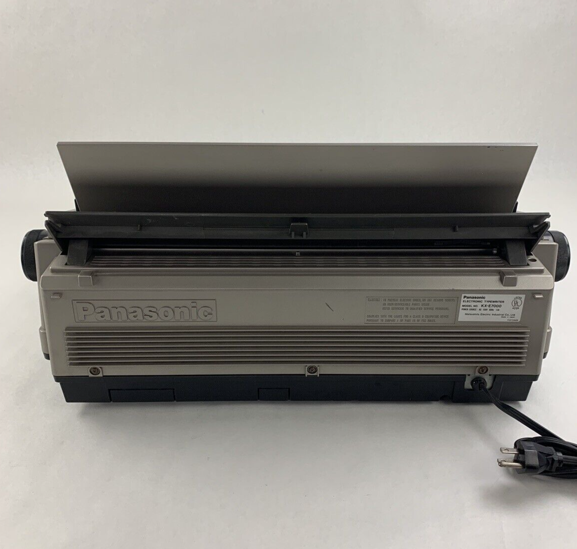 Panasonic KX-E7000 Electric Typewriter Tested No Ribbon Vintage