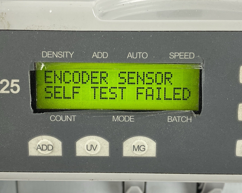Semacon S-1625 Premium Bank Grade Currency Counter - Parts or Repair