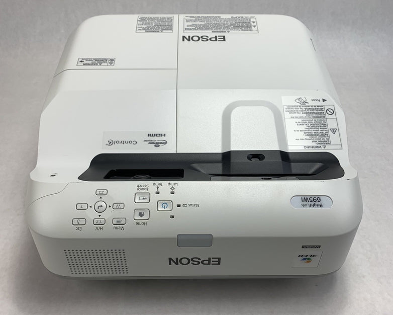 Epson PowerLite 695Wi H740A LCD Lamp Projector 2367 Lamp Hours - No Remote
