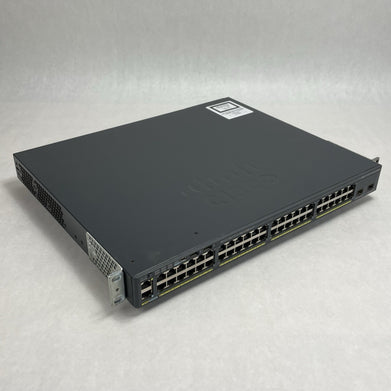 Cisco WS C2960X 48LPD L  V03 48x PoE+ 2x 10G SFP+ Tested & Reset