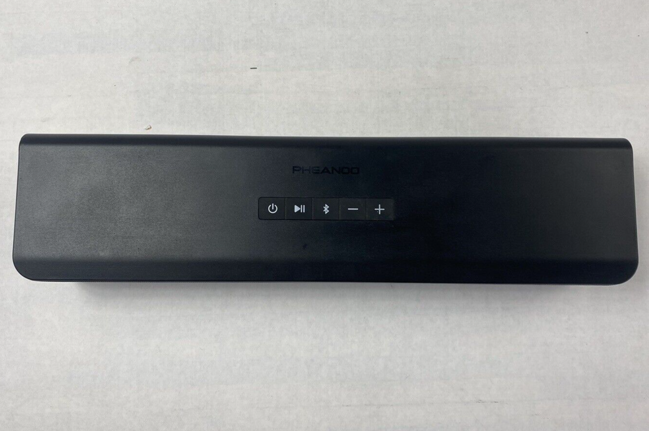 PHEANOO P15 2.1 Channel Compact Sound Bar HDMI ARC/Bluetooth Tested No Remote