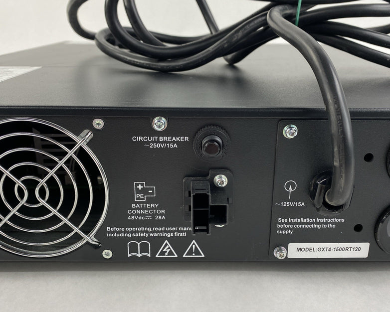 Vertiv Liebert GXT4-1500RT120 Battery Backups Tested - No Batteries Ears READ