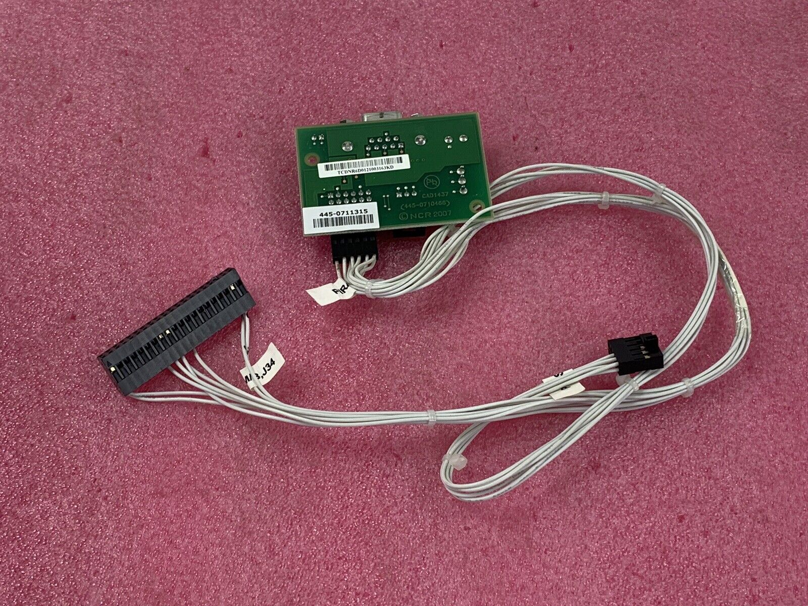 NCR Pirate Board 445-0711315 for ATMs w/Connection Cable
