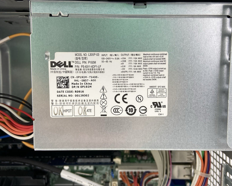 Dell Optiplex 760 MT Intel Core 2 Duo E8500 3.16GHz 4GB RAM No HDD No OS