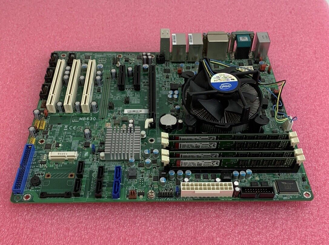 DFI MB630 Motherboard Intel Core i5-3570 3.4GHz 16GB RAM No Shield