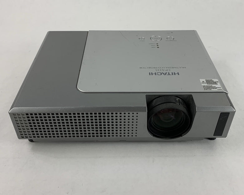 Hitachi CP-S335 LCD Projector 1288 Lamp Hours - No Remote or Filter Cover