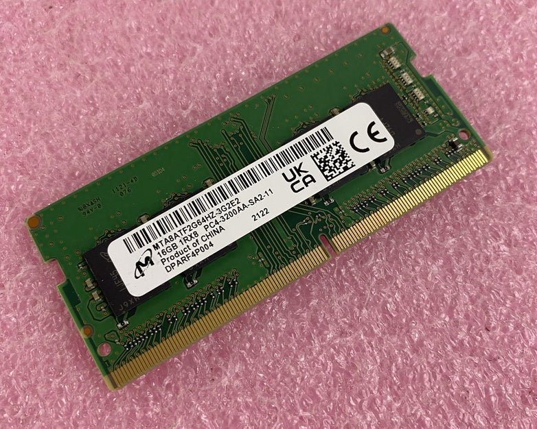 Micron MTA8ATF2G64HZ-3G2E2 16 GB 1Rx8 PC4-3200AA-SA2-11 SODIMM Laptop Memory Ram