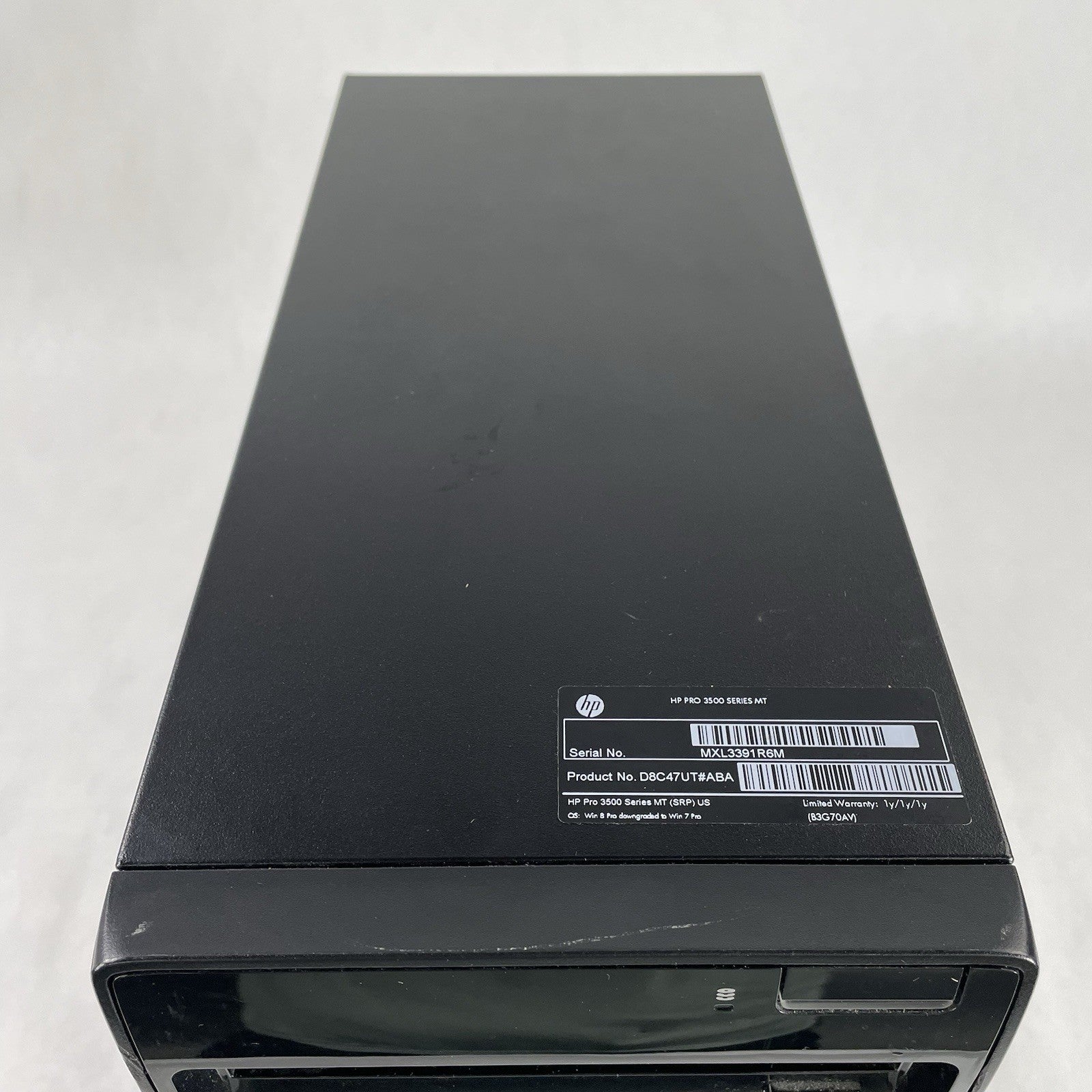 HP Pro 3500 Series MT i5-3470T 2.90 GHz 4 GB RAM No HDD/OS2