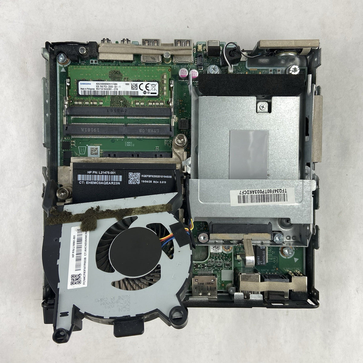 HP EliteDesk 705 G4 Micro AMD Pro A10-9700E 3GHz 8GB RAM No AC/HDD/OS10