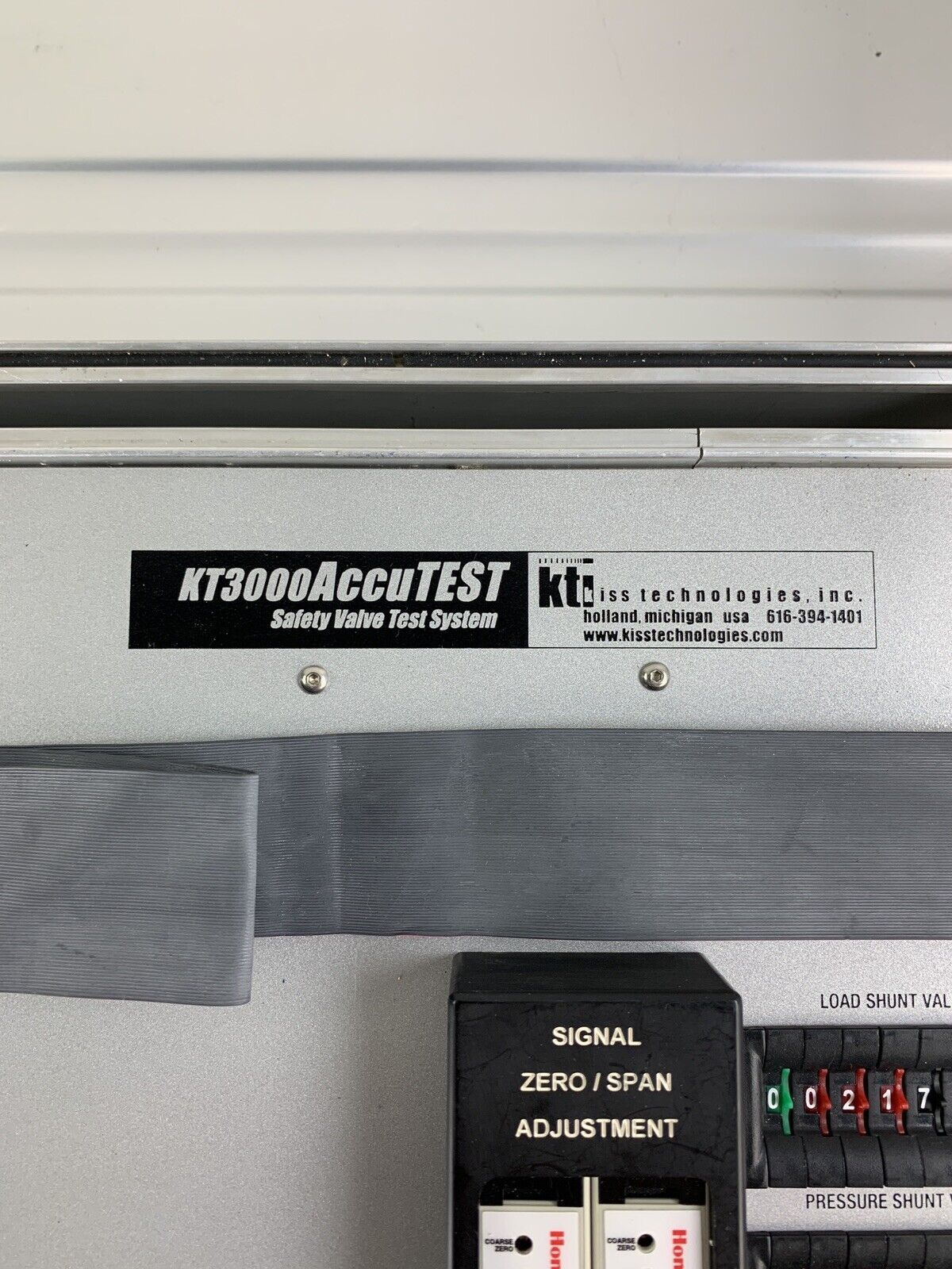 Kiss Technology KT3000AccuTEST Safety Valve Test System Powers On