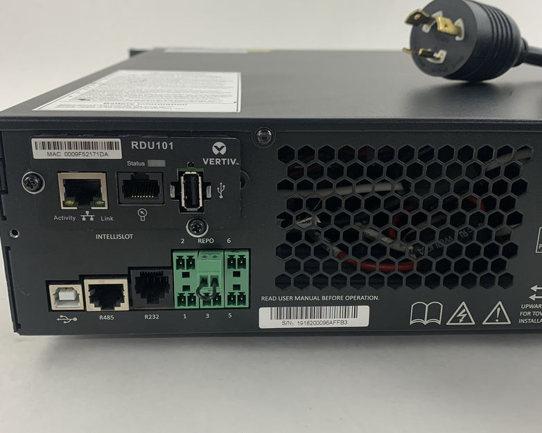 Liebert Vertiv GXT5-2000LVRT2UXL 2000VA 125V Rack UPS Tested Missing Door No Bat