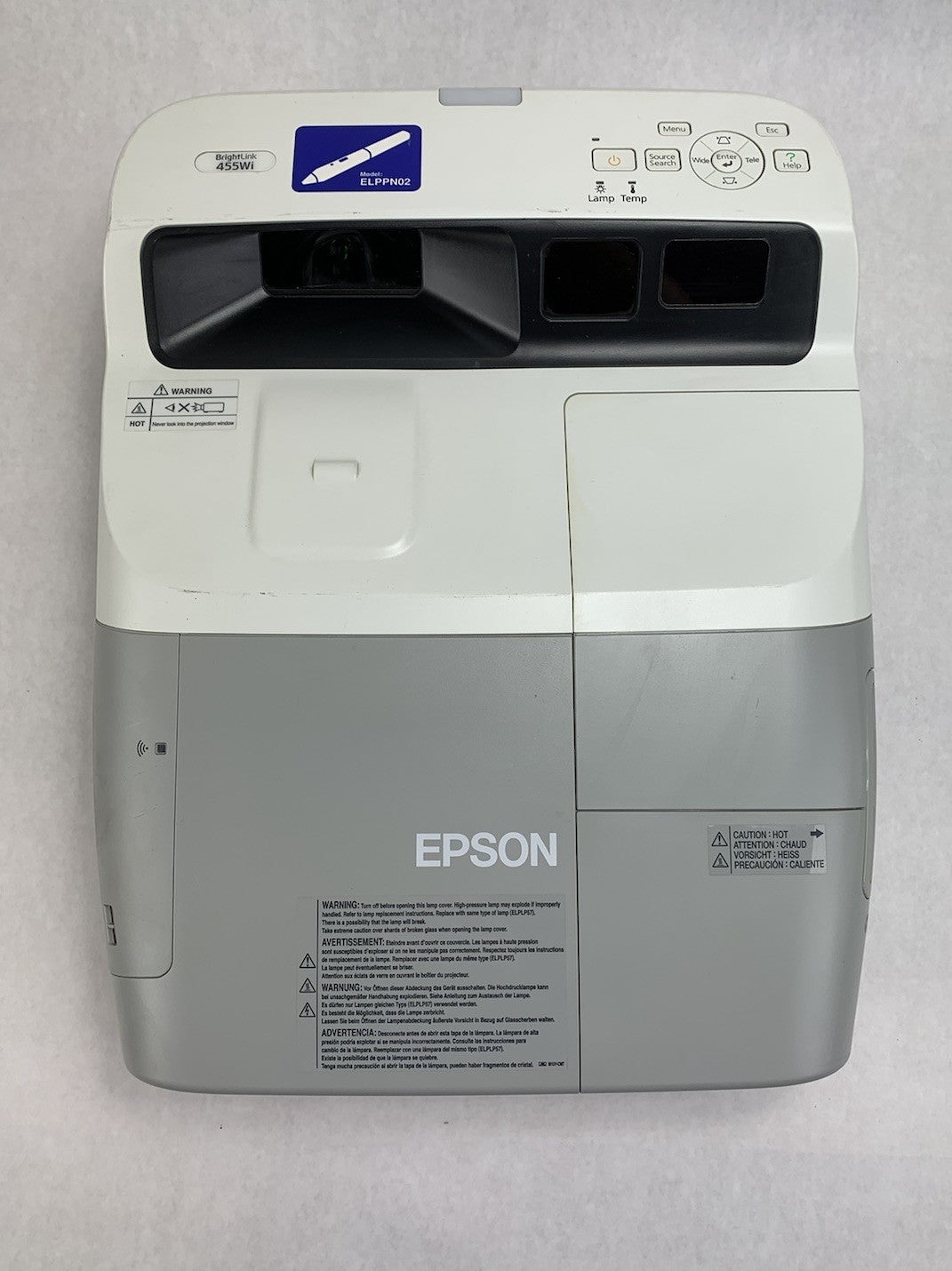 Epson Brightlink H440A LCD Projector 567 Lamp Hours