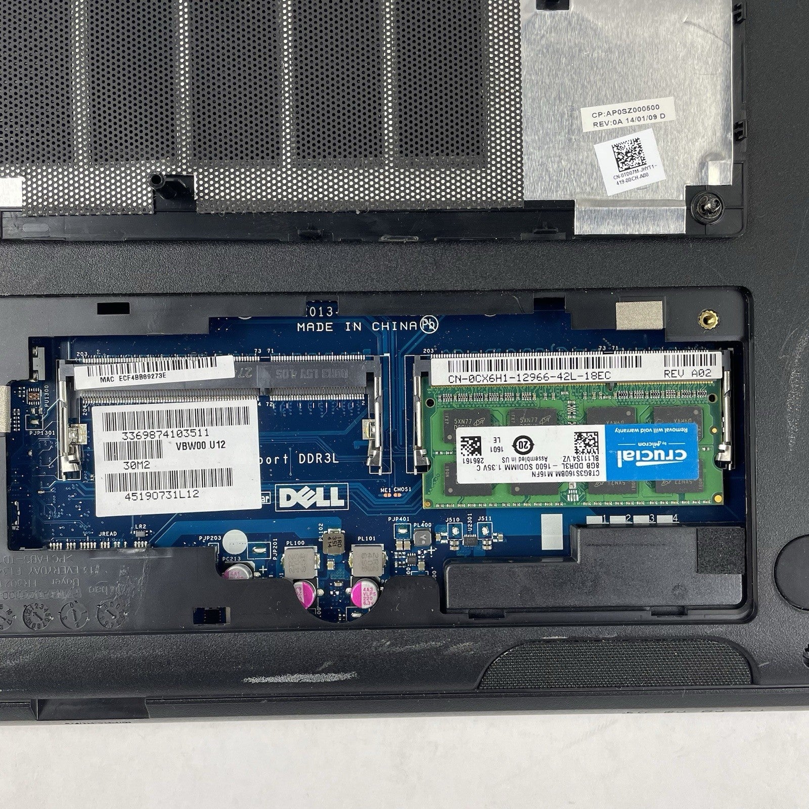 Dell Inspiron 3537 15.6" i3-4010U 1.70 GHz 8 GB RAM No SSD/OS/AC16
