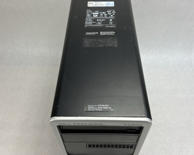 Dell Precision T3500 MT Intel Xeon W3530 2.8GHz 12GB RAM No HDD No OS