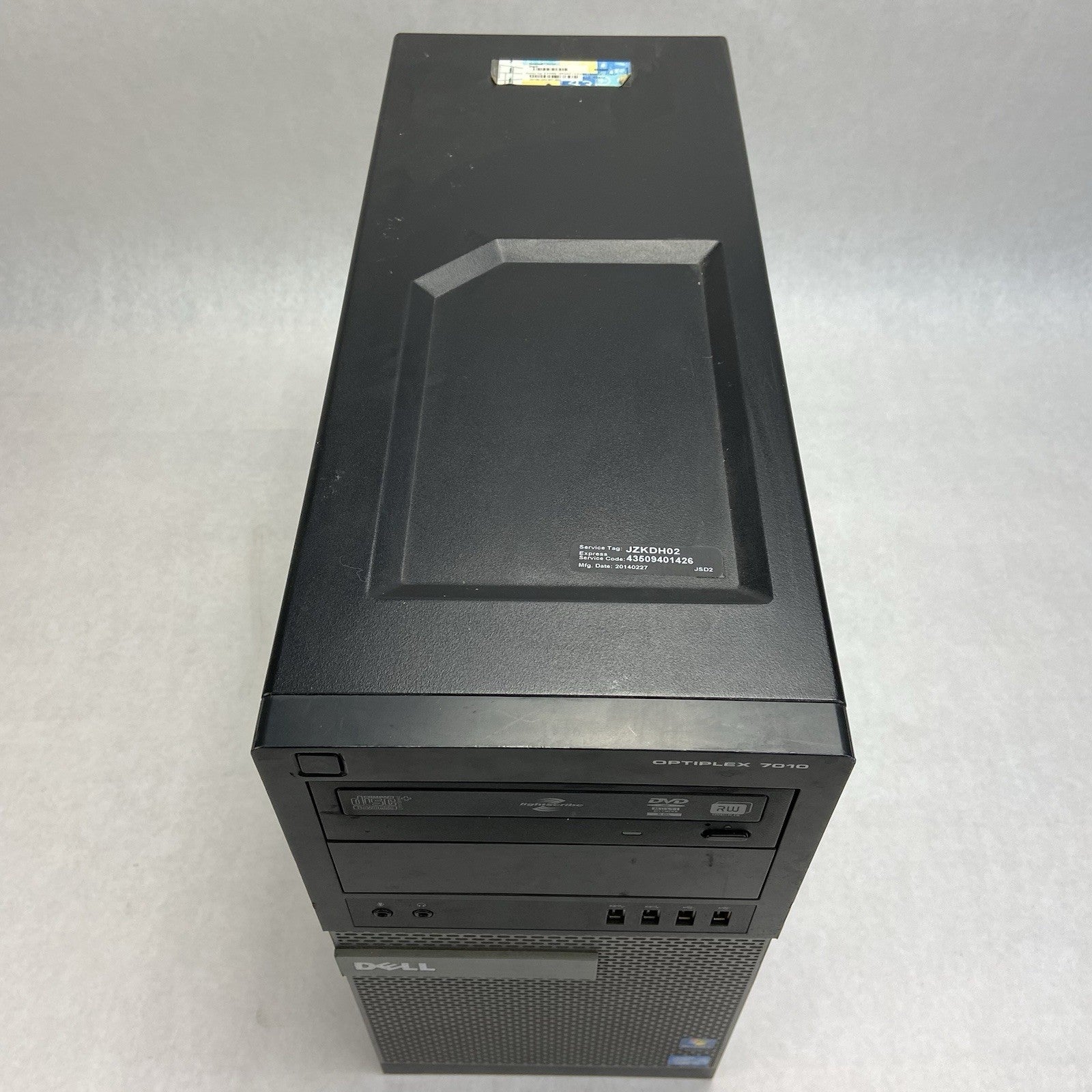 Dell Optiplex 7010 MT Intel Core i7-3770 3.4GHz 4GB RAM No HDD No OS2