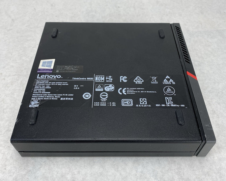 Lenovo ThinkCentre M600 Micro Pentium J3710 1.6GHz 8GB RAM No HDD/OS/AC