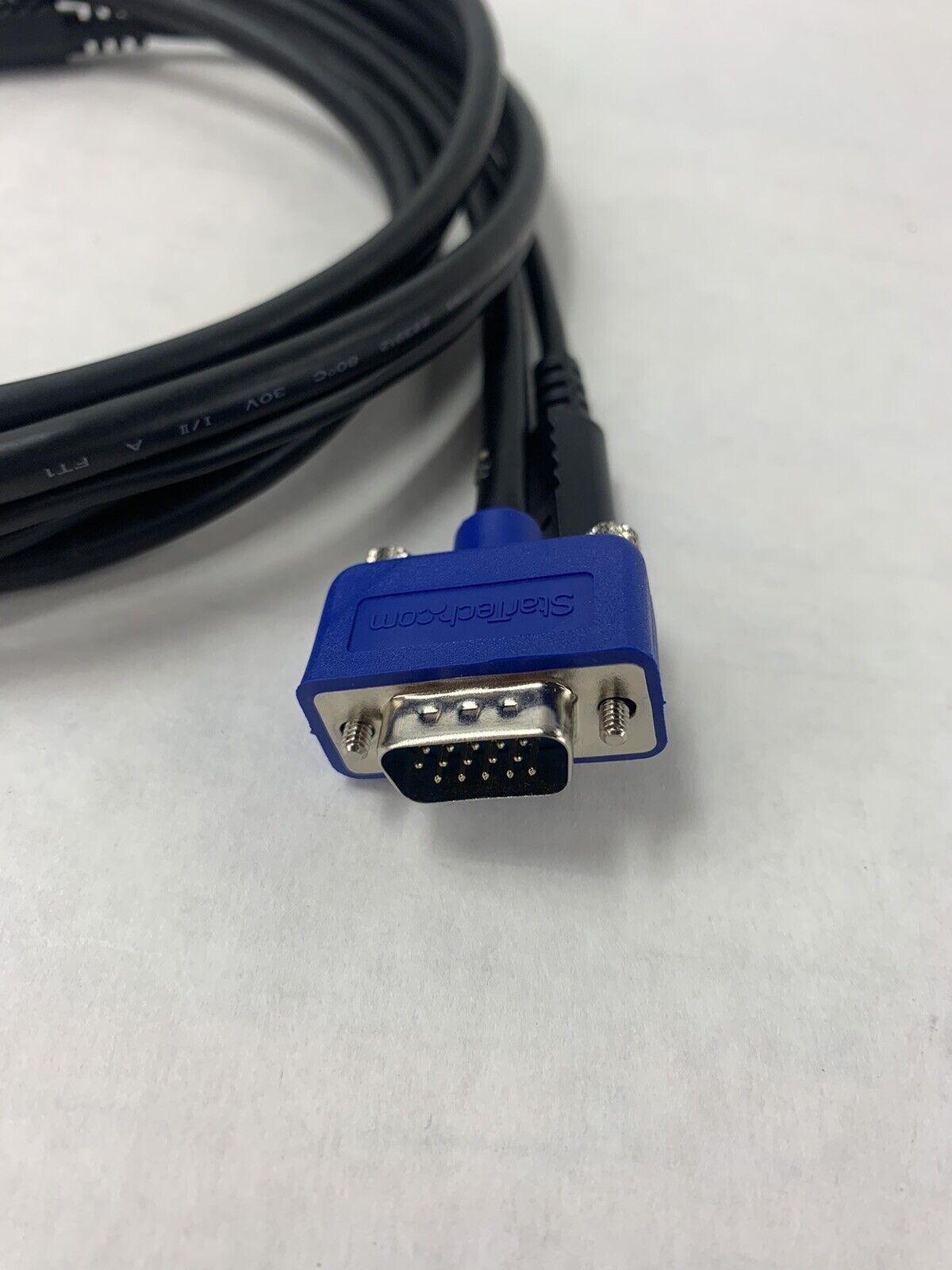 Lot 2 Startech 6ft High Resolution VGA HD15 Video Monitor Cable Male-Male