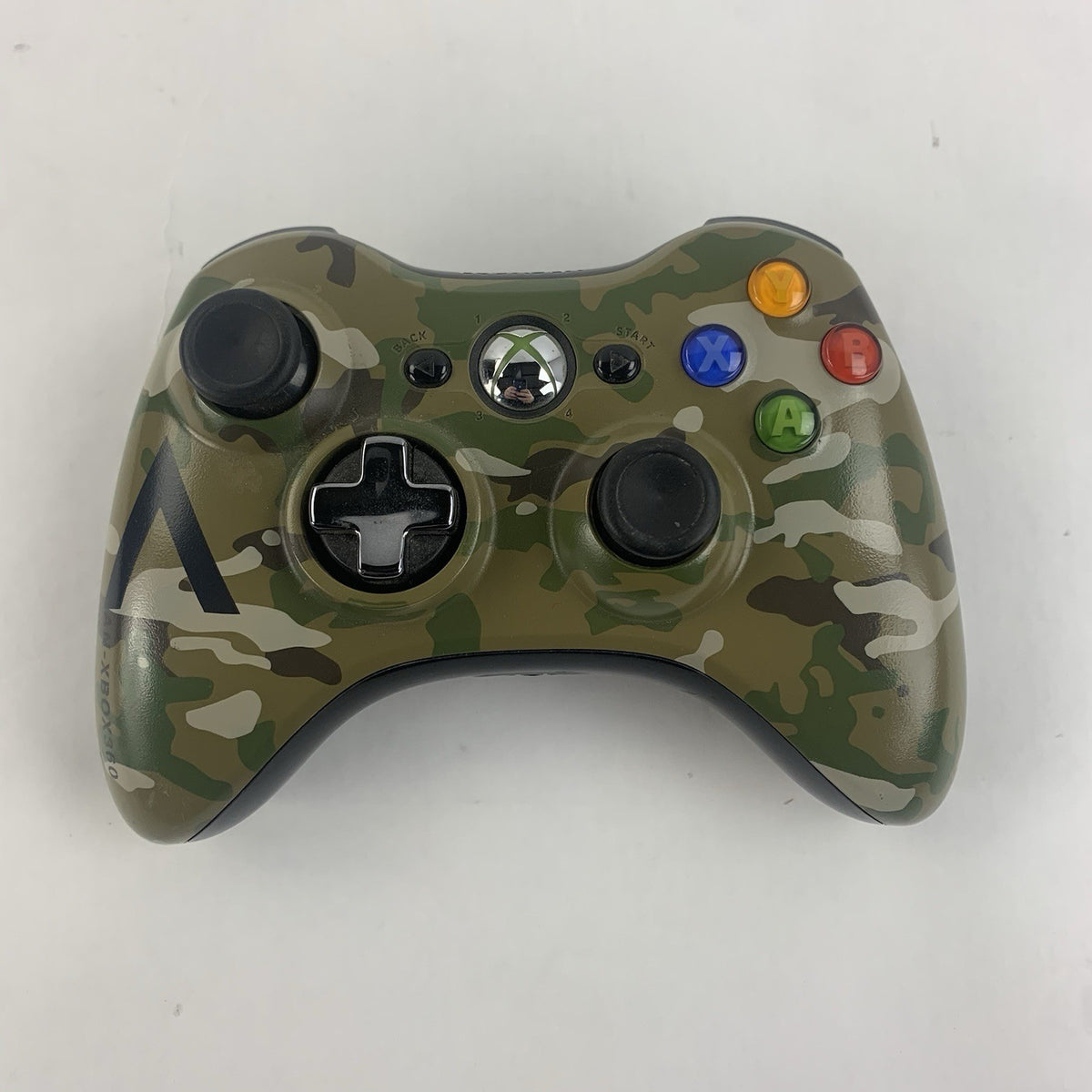 Xbox 360 Green Camouflage Camo Special Edition Halo Controller - Untested6