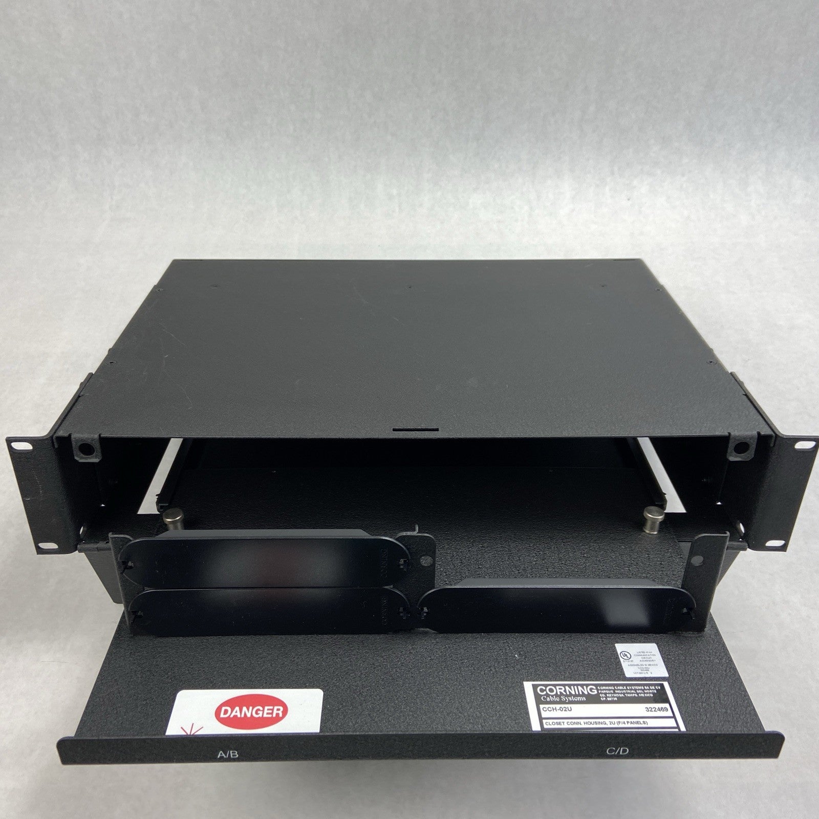Corning Lanscape CCH-02U 2 Rack Unit Closet Connector Housing
