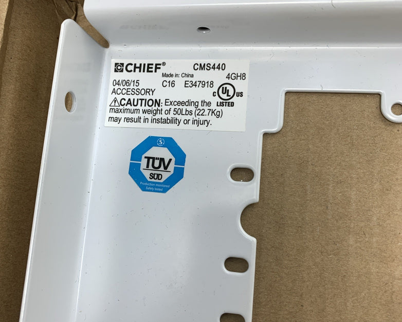 Chief CMS440 Speed-Connect Above Tile Suspended Ceiling Kit - No Accessories