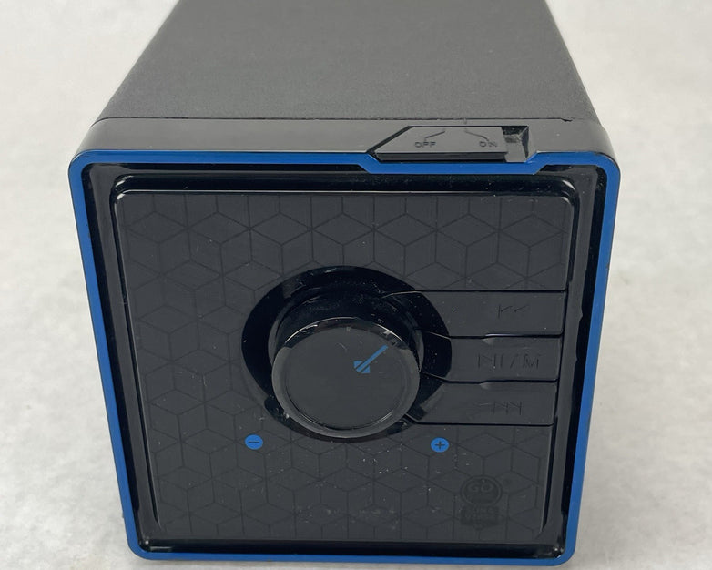 Gogroove Sonaverse BX Portable Speaker Black USB Rechargeable 3.5mm AUX 12W Max