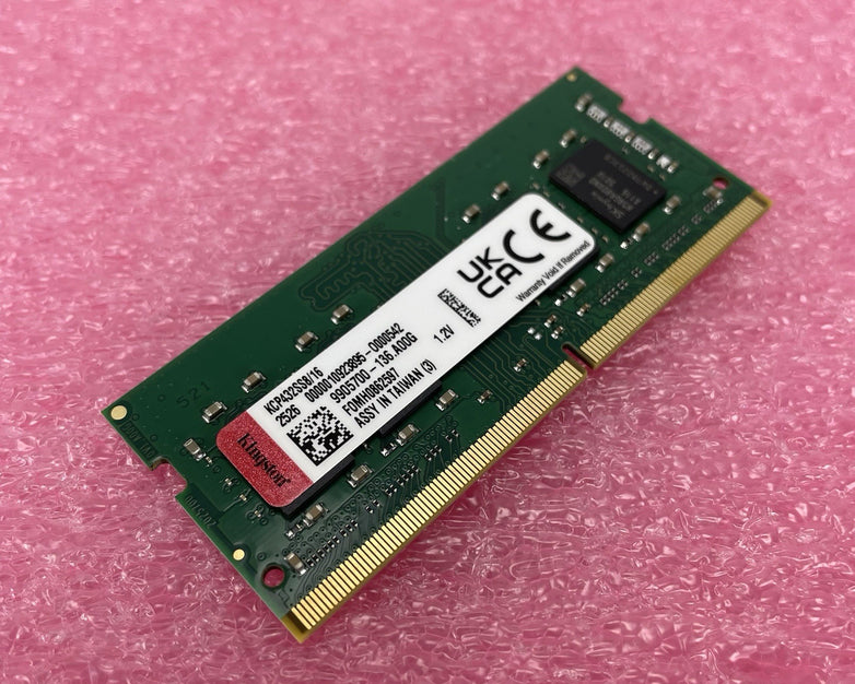 Kingston KCP432SS8/16 16GB DDR4-3200 260-Pin SODIMM Laptop Memory