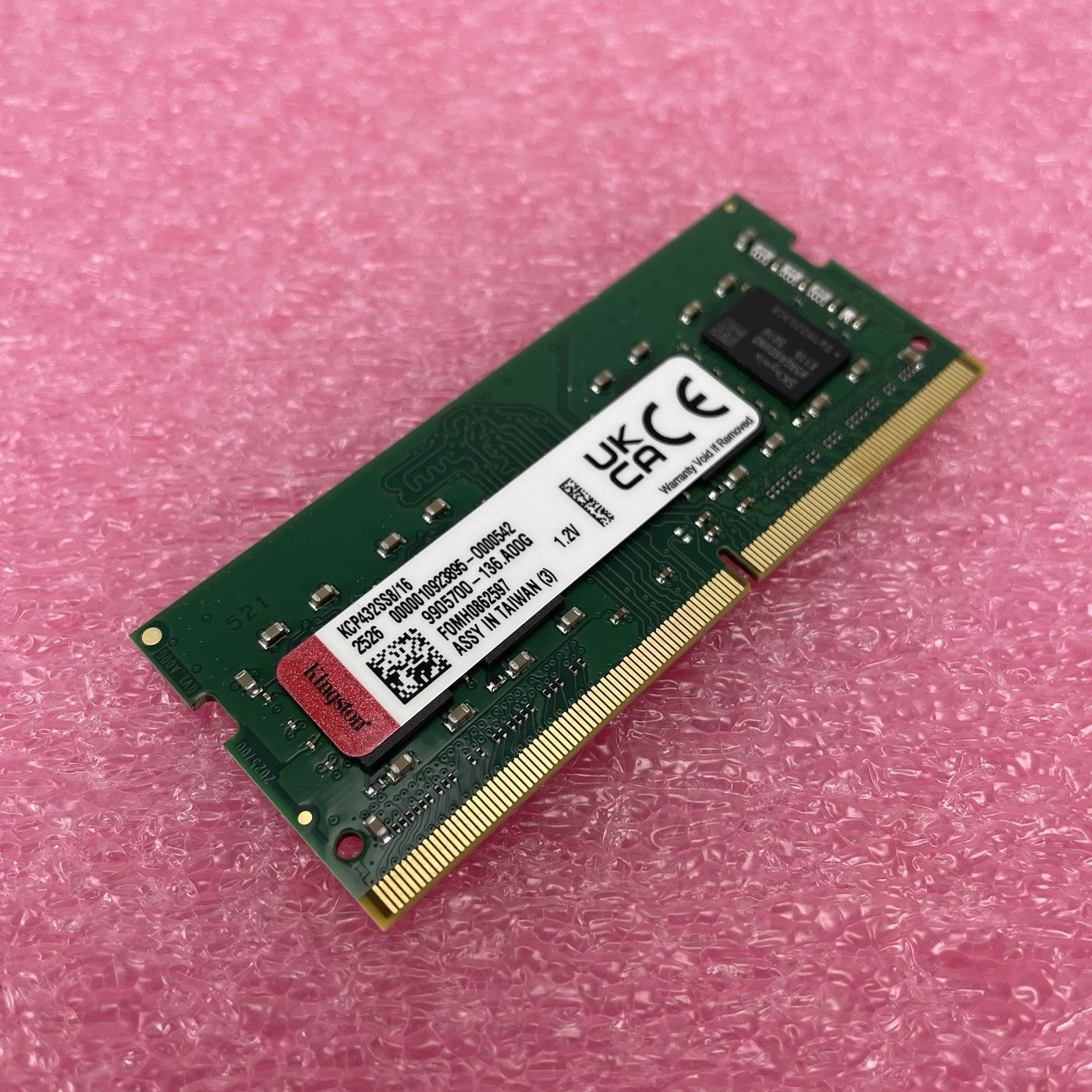 Kingston KCP432SS8/16 16GB DDR4-3200 260-Pin SODIMM Laptop Memory0