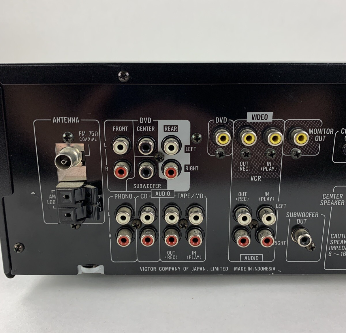 JVC  RX-558V Audio Receiver Black Tested Vintage No Remote