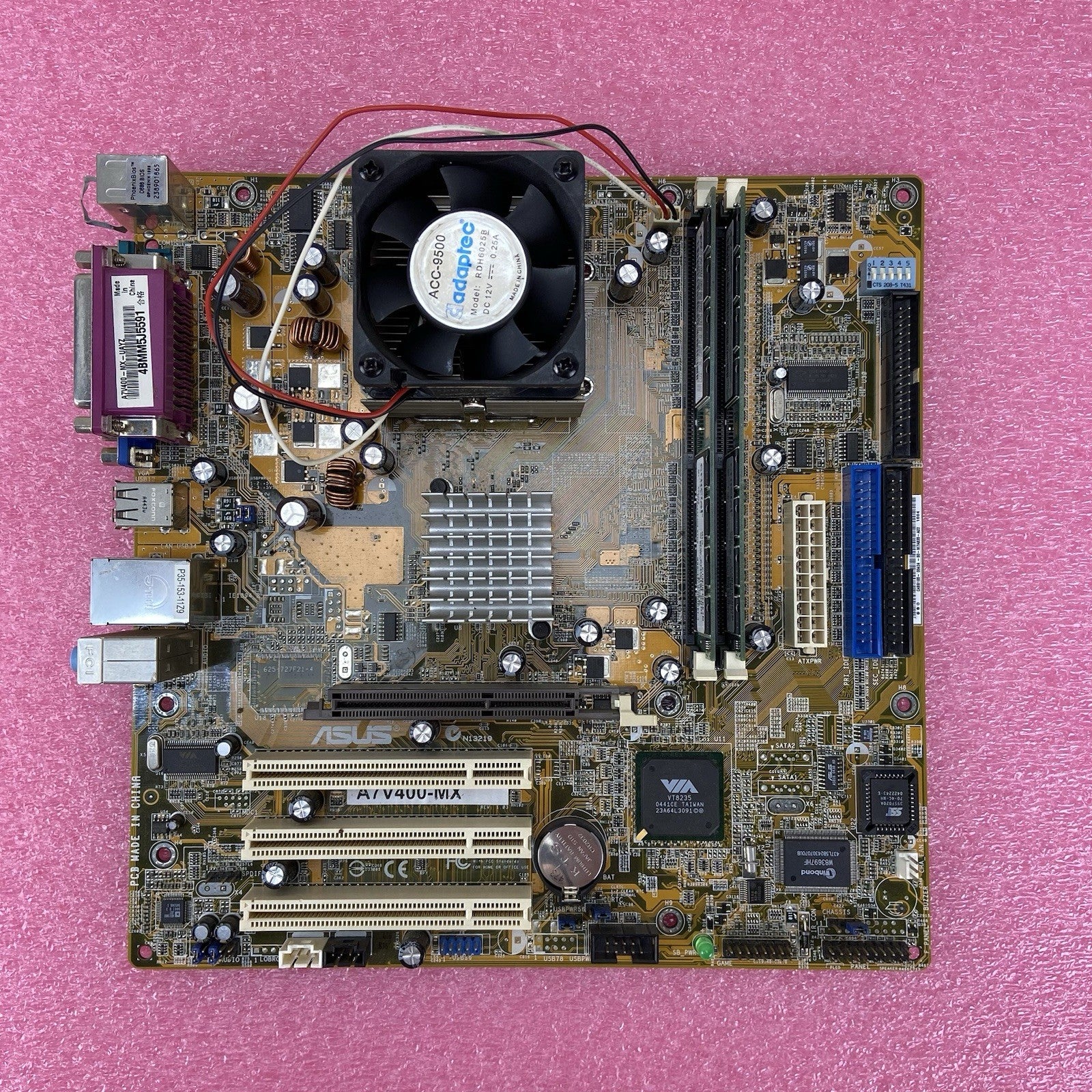 ASUS A7V400-MX Motherboard AMD Athlon 1.35GHz 1GB RAM No IO Shield5