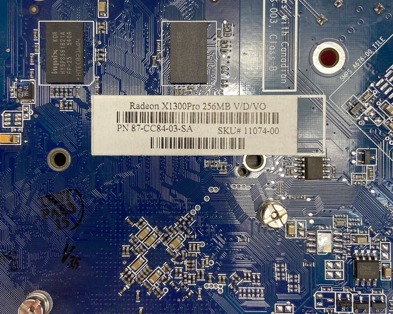 ATI Radeon X1300Pro 256MB V/D/O PCIe Graphics Card 109-A67631-00