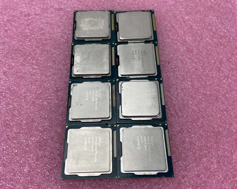 Lot of 8 Intel Core i5-3470 SR0T8 3.2GHz Desktop CPU