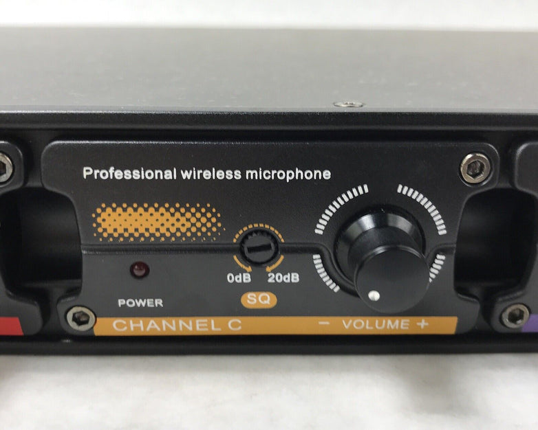 PendoMax PM-WP4M 4 Handheld Wireless Mic Professional Microphone System