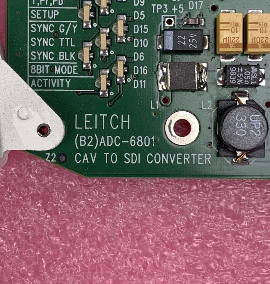 Leitch (B2)ADC-6801 CAV To SDI Converter7