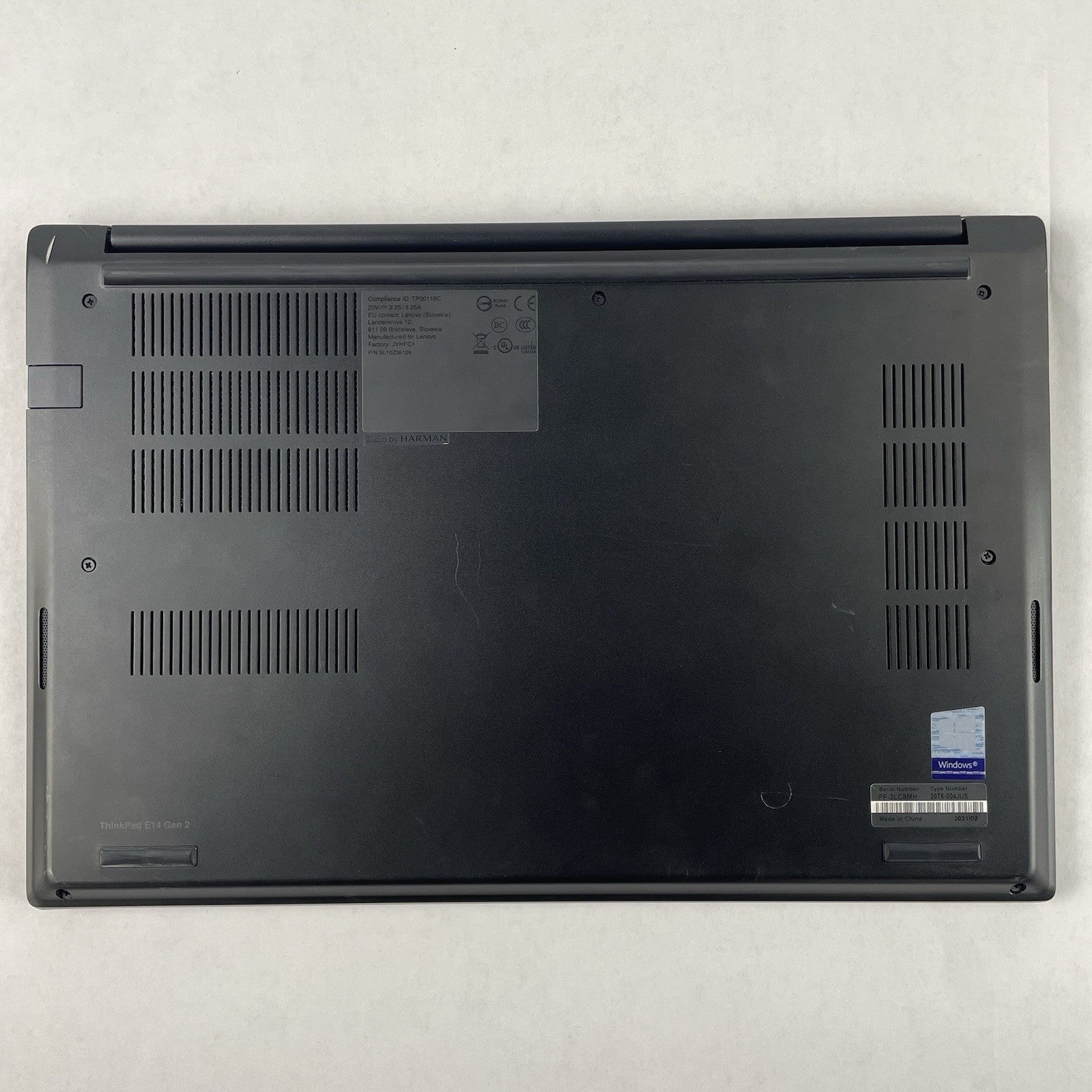 Lenovo ThinkPad E14 Gen2 14" Ryzen 5 Pro 4650U 2.1GHz 8GB RAM No SSD/OS/AC/Batt13