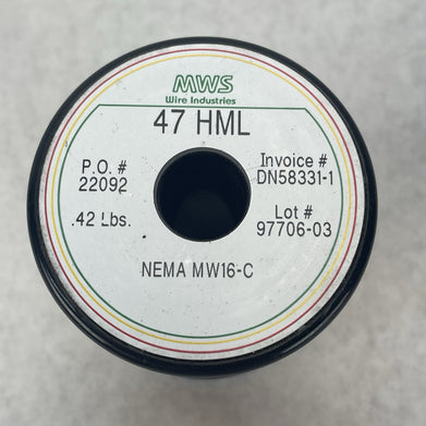 MWS Wire Industries 47 HML NEMA MW 16-C