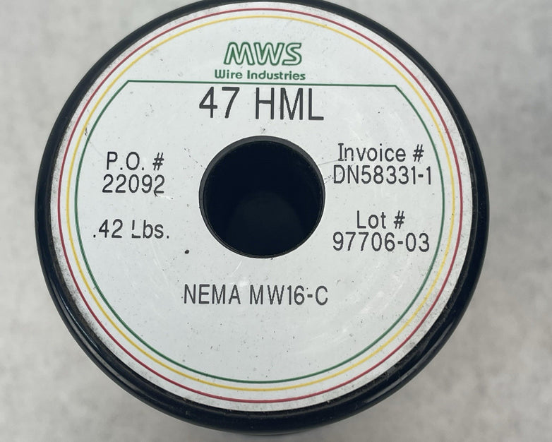 MWS Wire Industries 47 HML NEMA MW 16-C
