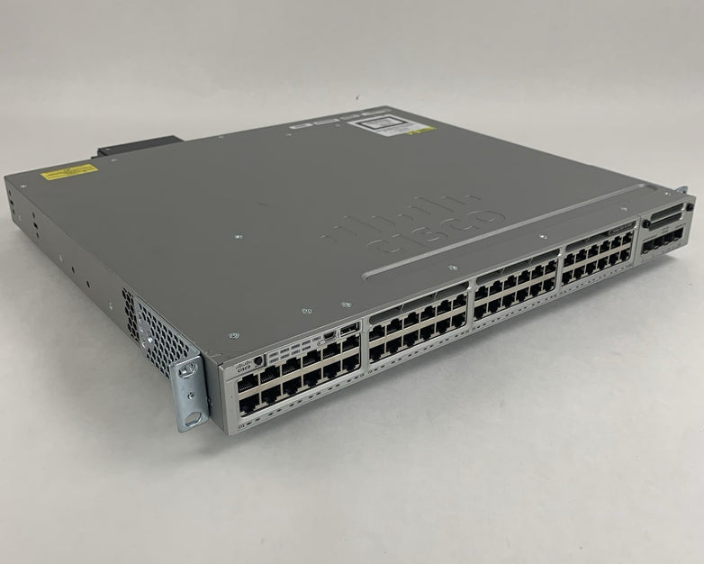 Cisco Catalyst WS-C3850-48U-S V06 48 Port Switch Tested w/C3850-NM-2-10G 1x PSUs