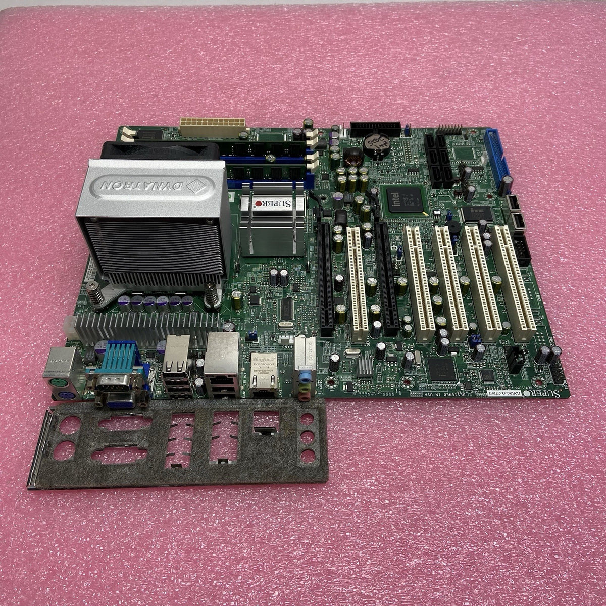 Supermicro C25BC-Q Motherboard Intel Core 2 Duo E8400 3GHz 4GB RAM w/Shield4