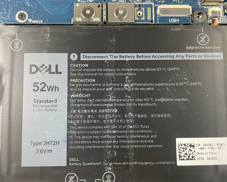 Dell Latitude 7410 14" i7-10610U 1.80 GHz 16 GB RAM No SSD/OS/AC - READ