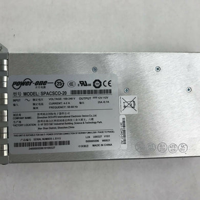 Power One SPACSCO-20 Power Supply 300W 240V